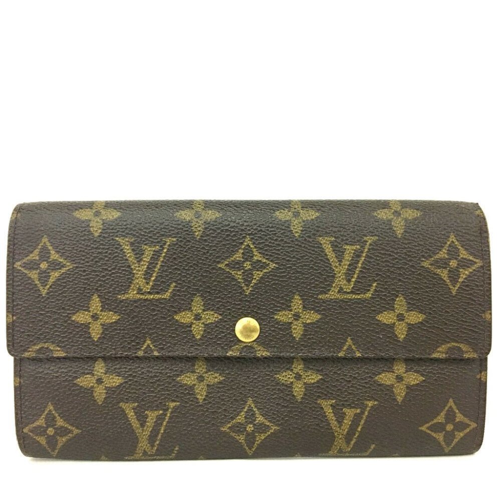 Louis Vuitton Monogram Portefeiulle Sarah Long Bifold Wallet